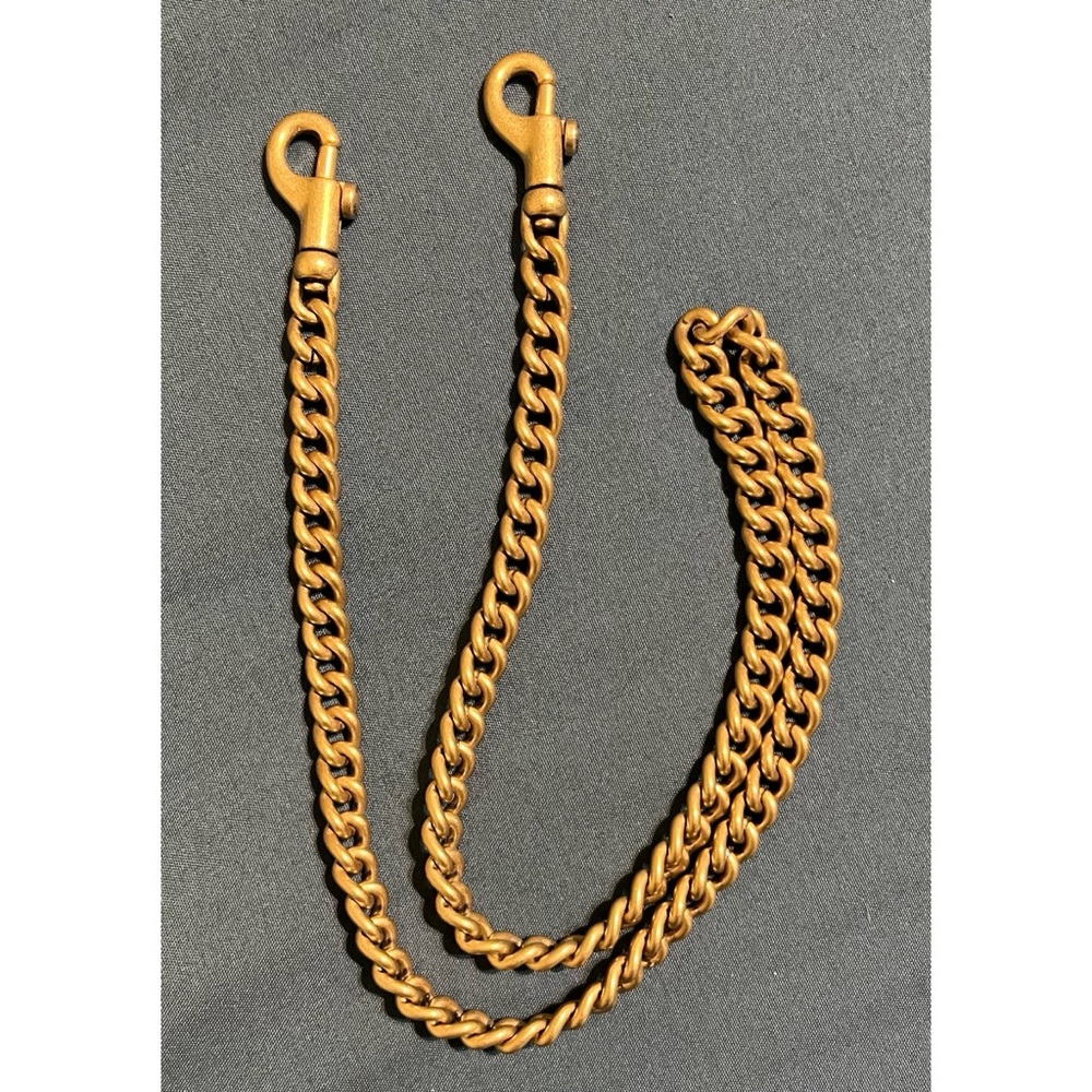 Coach Brass Chain Strap!